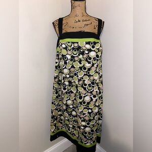 KSL by division of karin stevens strap dress in green